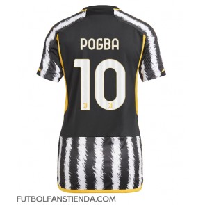Juventus Paul Pogba #10 Primera Equipación Mujer 2023-24 Manga Corta